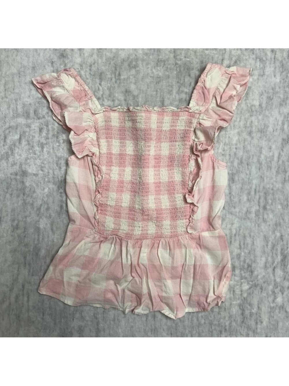 Old Navy Gingham Shirt - Pink/white
